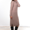 Fields Side Ribbed Dress Oatmeal