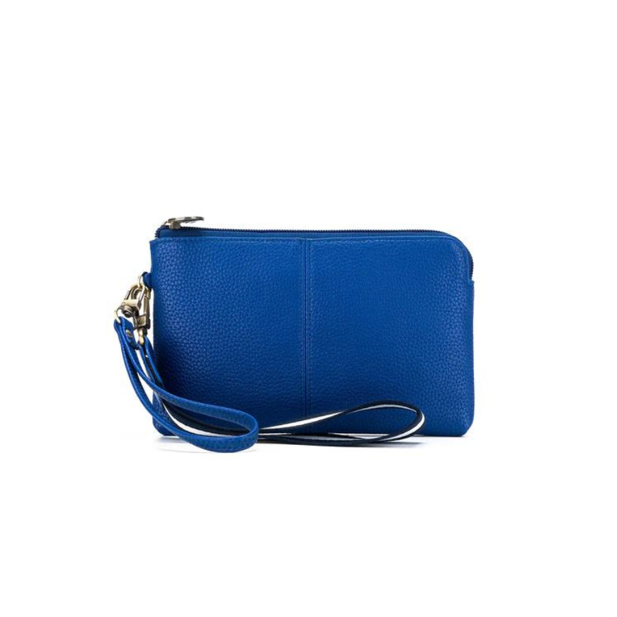 Black Caviar Lylah Puch Handbag Cobalt Blue - Essjai