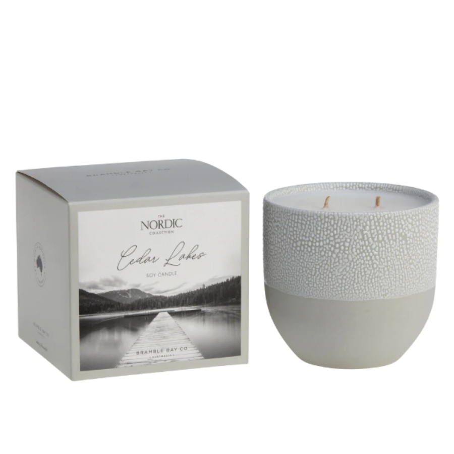 Bramble Bay Co Nordic Candle Cedar Lakes - Essjai