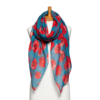 Summer Medium Poppies Teal Scarves